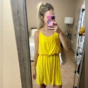 Yellow dress